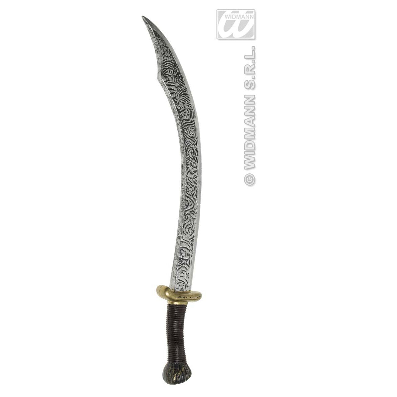 Op deze afbeelding zie je een Accessoires, van het merk Widmann. Gebogen Zwaard 72 Centimeter