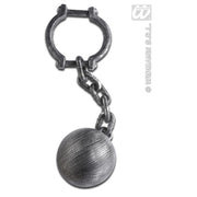 Op deze afbeelding zie je een Accessoires, van het merk Widmann. Bal Aan Ketting 54 Centimeter