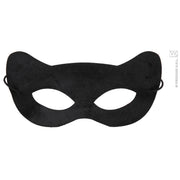 Op deze afbeelding zie je een Accessoires, van het merk Widmann. Oogmasker Zwarte Kat Vilt