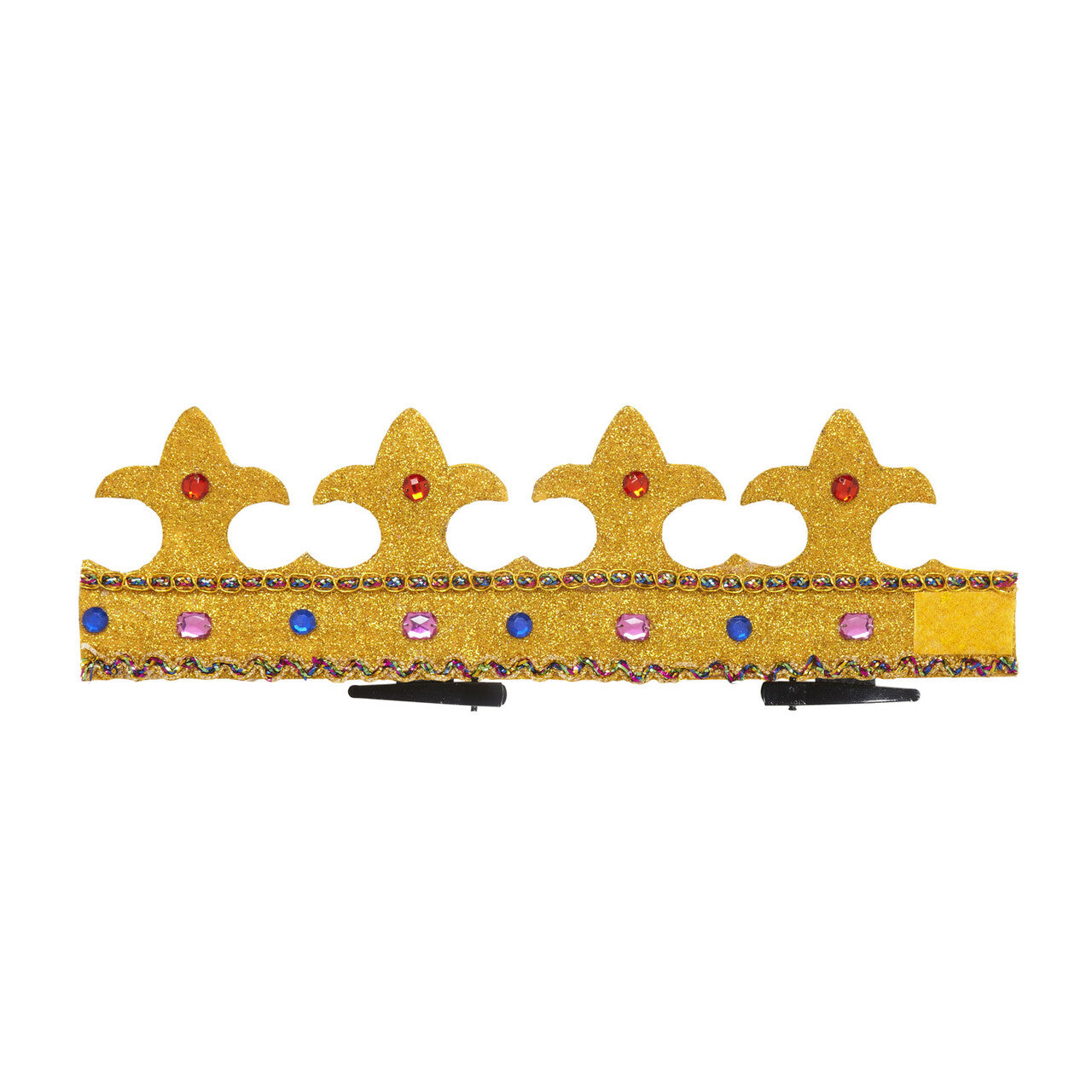 Op deze afbeelding zie je een Accessoires, van het merk Widmann. Mini Glitter Kroon Met Stenen Buigbaar