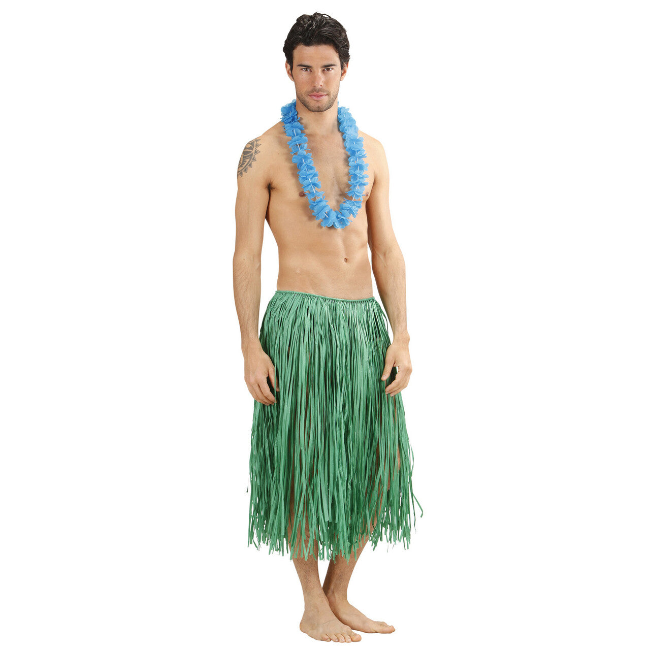 Op deze afbeelding zie je een Accessoires, van het merk Widmann. Hawaii Krans Lichtblauw