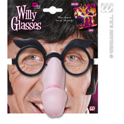 Op deze afbeelding zie je een Accessoires, van het merk Widmann. Piemel Bril