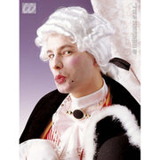Op deze afbeelding zie je een Accessoires, van het merk Widmann. Pruik, Luxe Koloniaal, Man