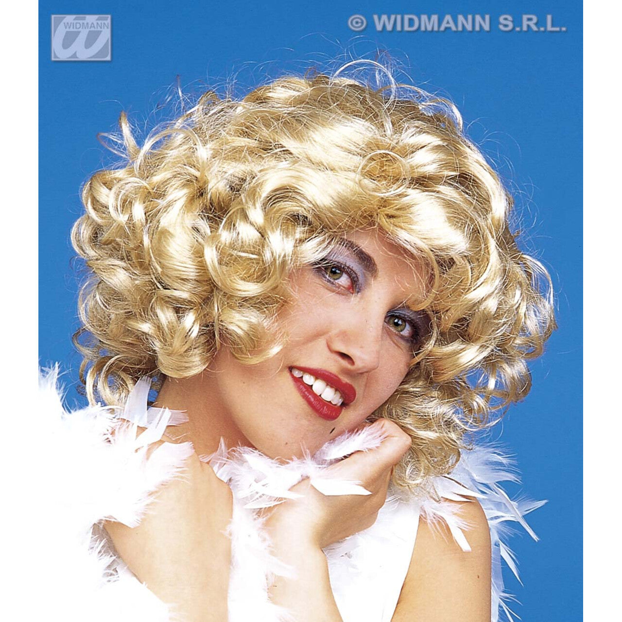 Op deze afbeelding zie je een Accessoires, van het merk Widmann. Pruik, Marylin
