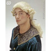 Op deze afbeelding zie je een Accessoires, van het merk Widmann. Pruik Graaf Nelson Blond