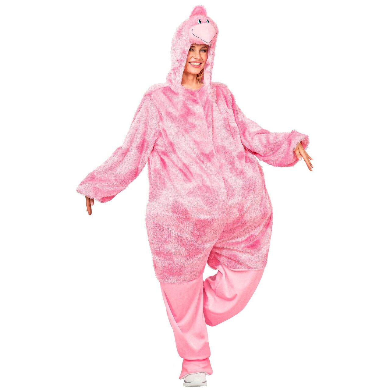 Op deze afbeelding zie je een Kostuums, van het merk Widmann. Funny Flamingo Kostuum