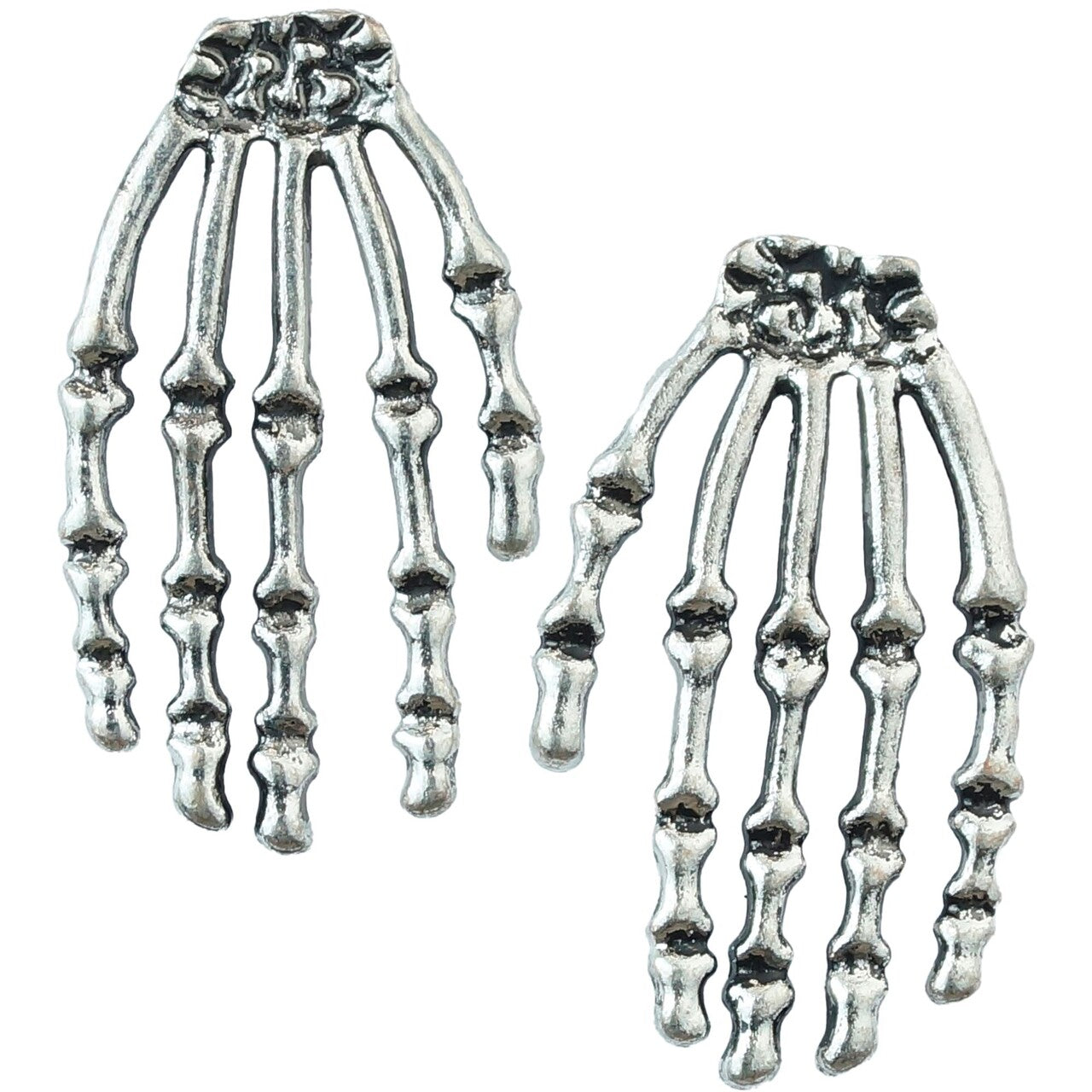 Op deze afbeelding zie je een Accessoires, van het merk Widmann. Grafhandjes Oorbellen