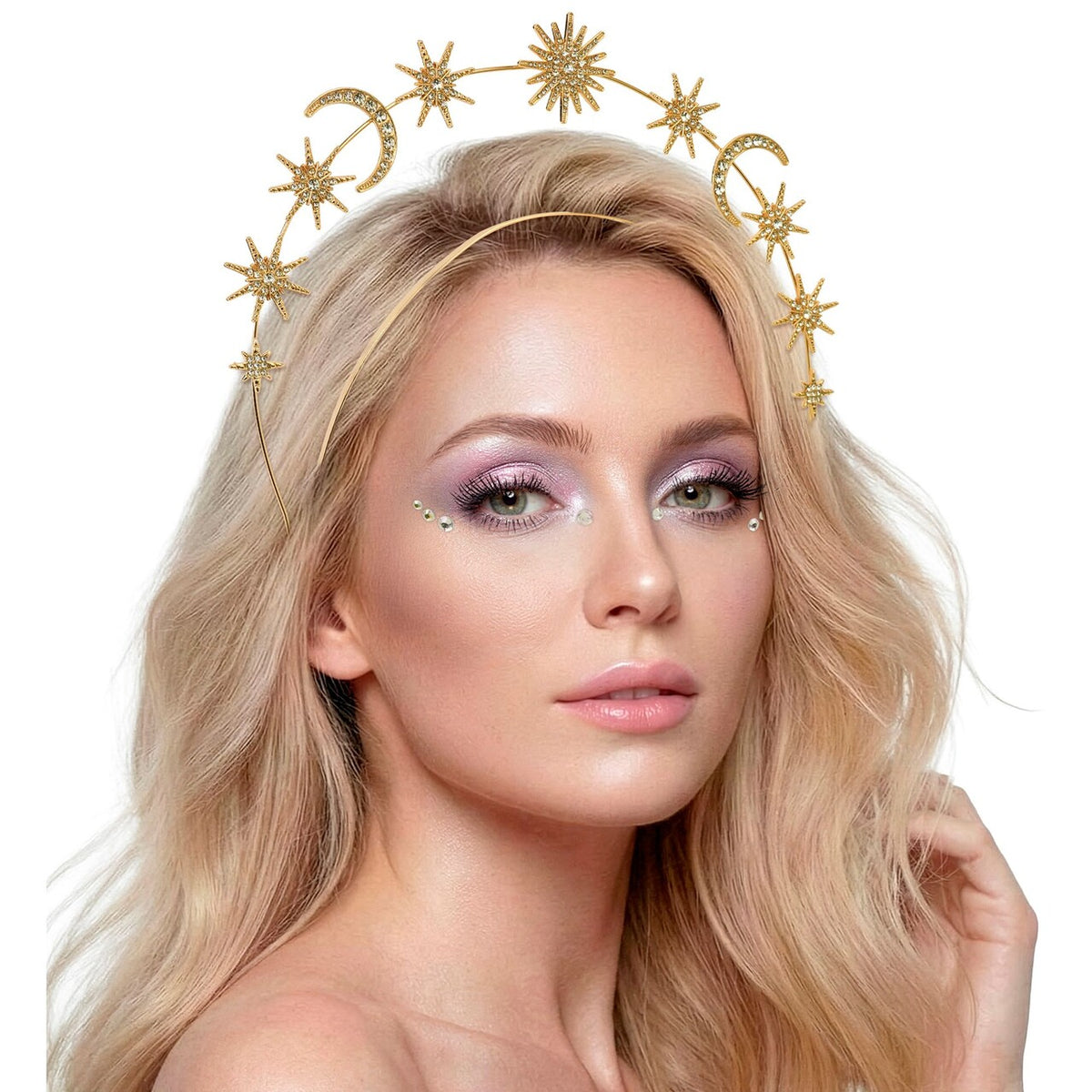 Op deze afbeelding zie je een Accessoires, van het merk Widmann. Tiara Mystical