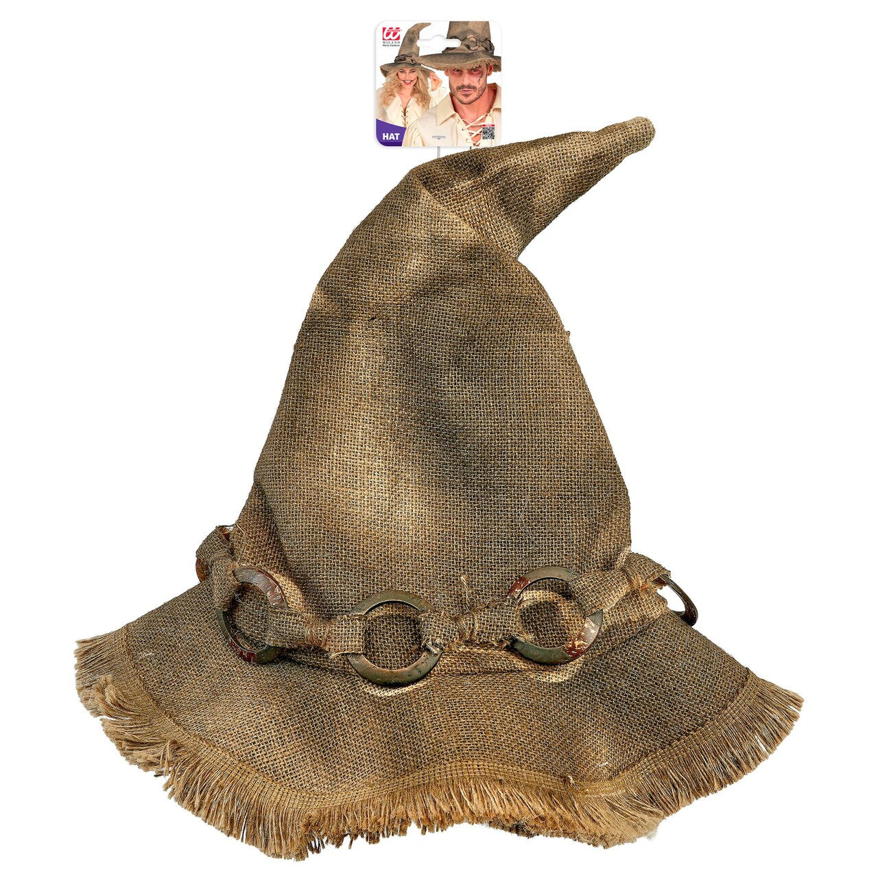 Op deze afbeelding zie je een Accessoires, van het merk Widmann. Hoed Vogelverschrikker