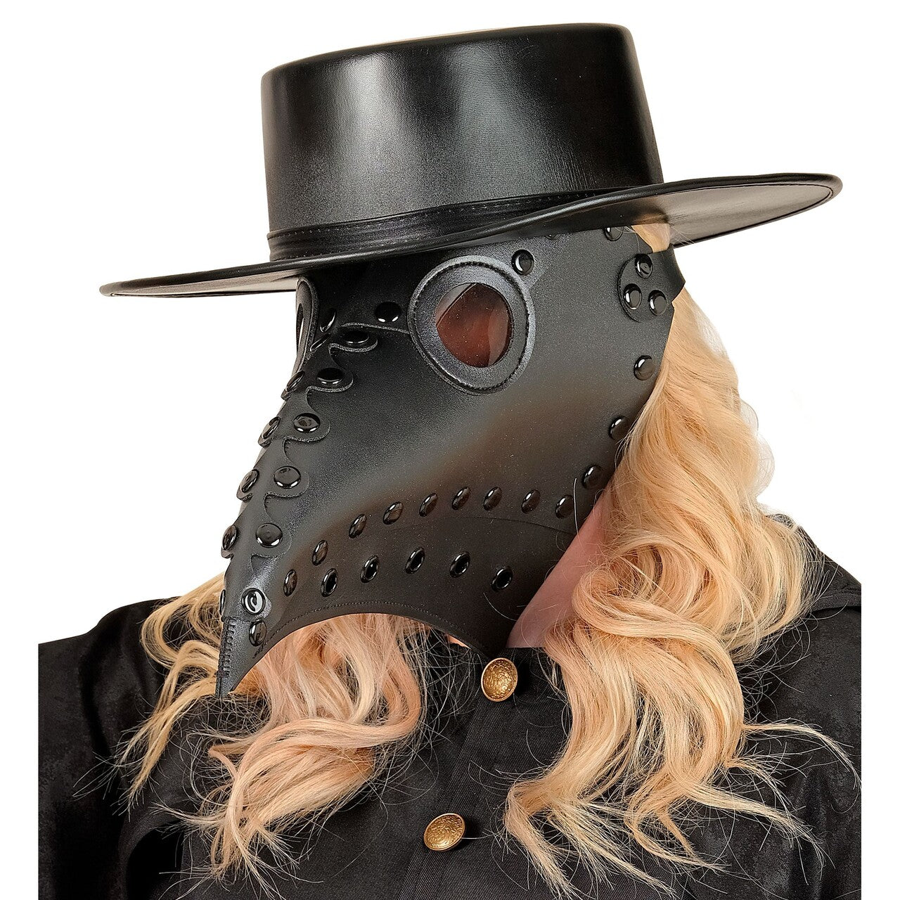 Op deze afbeelding zie je een Accessoires, van het merk Widmann. Grimmig Pestdokter Masker