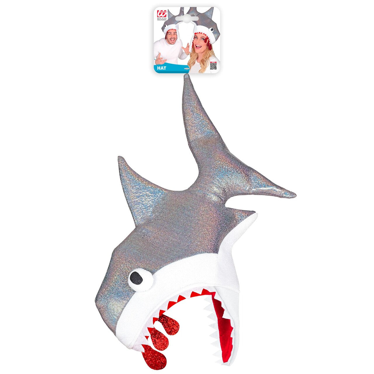 Op deze afbeelding zie je een Accessoires, van het merk Widmann. Shark Attack Hoed