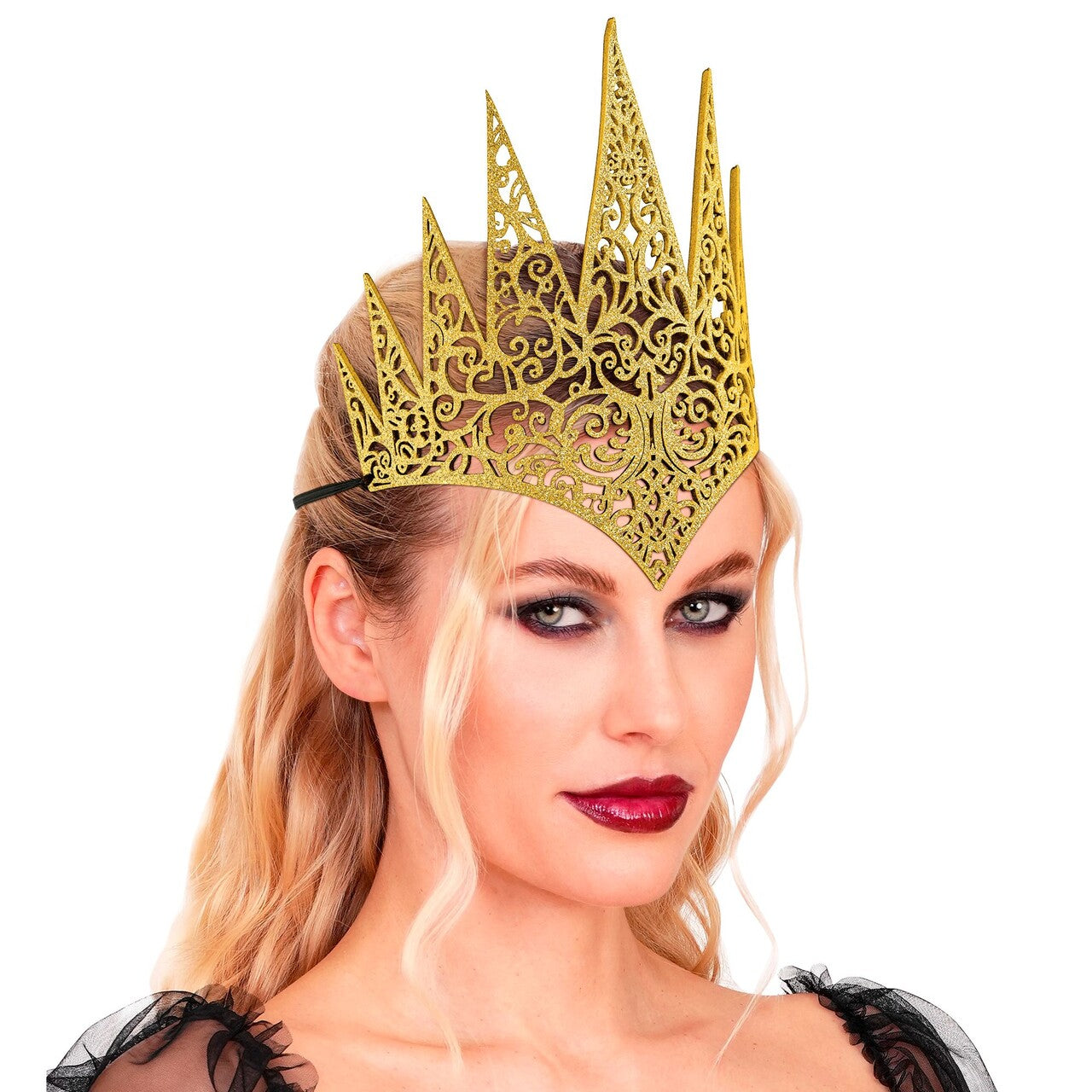 Op deze afbeelding zie je een Accessoires, van het merk Widmann. Gouden Vorstenkroon