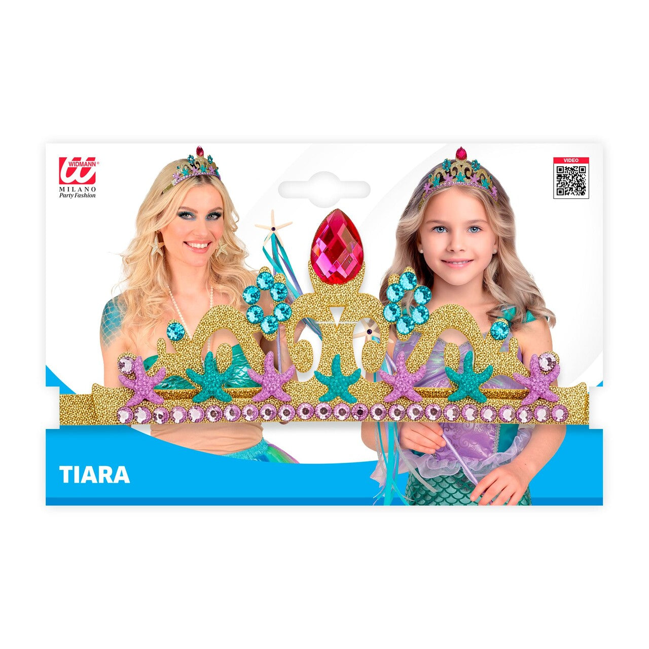 Op deze afbeelding zie je een Accessoires, van het merk Widmann. Magische Zeemeermin Tiara