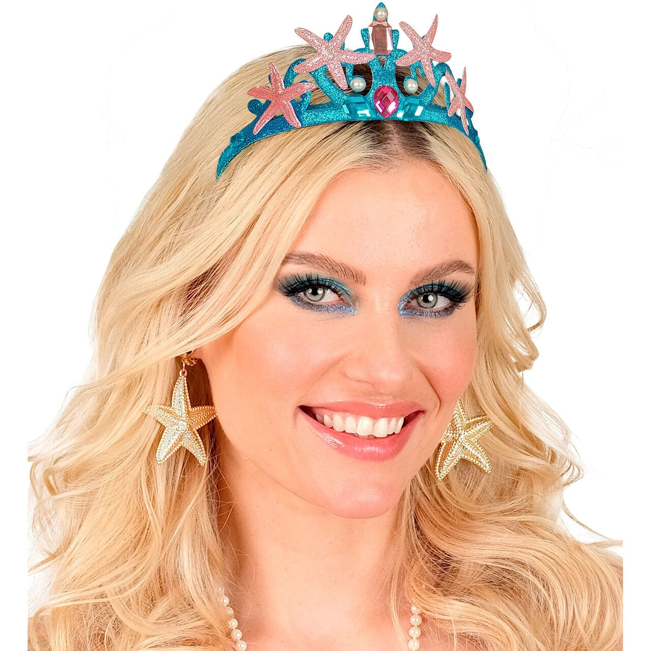 Op deze afbeelding zie je een Accessoires, van het merk Widmann. Aqua Zeemeermin Tiara