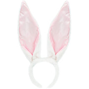 Op deze afbeelding zie je een Accessoires, van het merk Widmann. Buigbare Bunny Oren Wit
