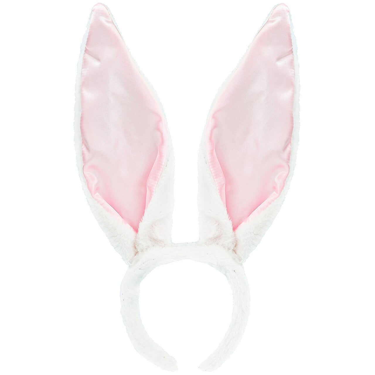 Op deze afbeelding zie je een Accessoires, van het merk Widmann. Buigbare Bunny Oren Wit