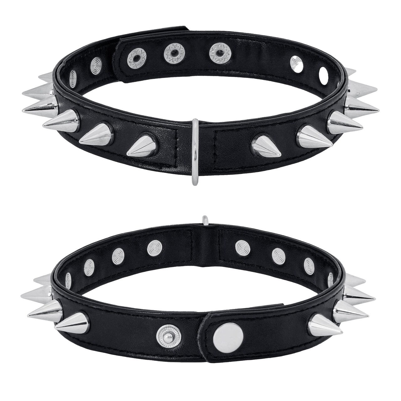 Op deze afbeelding zie je een Accessoires, van het merk Widmann. Spiked Choker