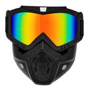 Op deze afbeelding zie je een Accessoires, van het merk Widmann. Cyber Masker Regenboog