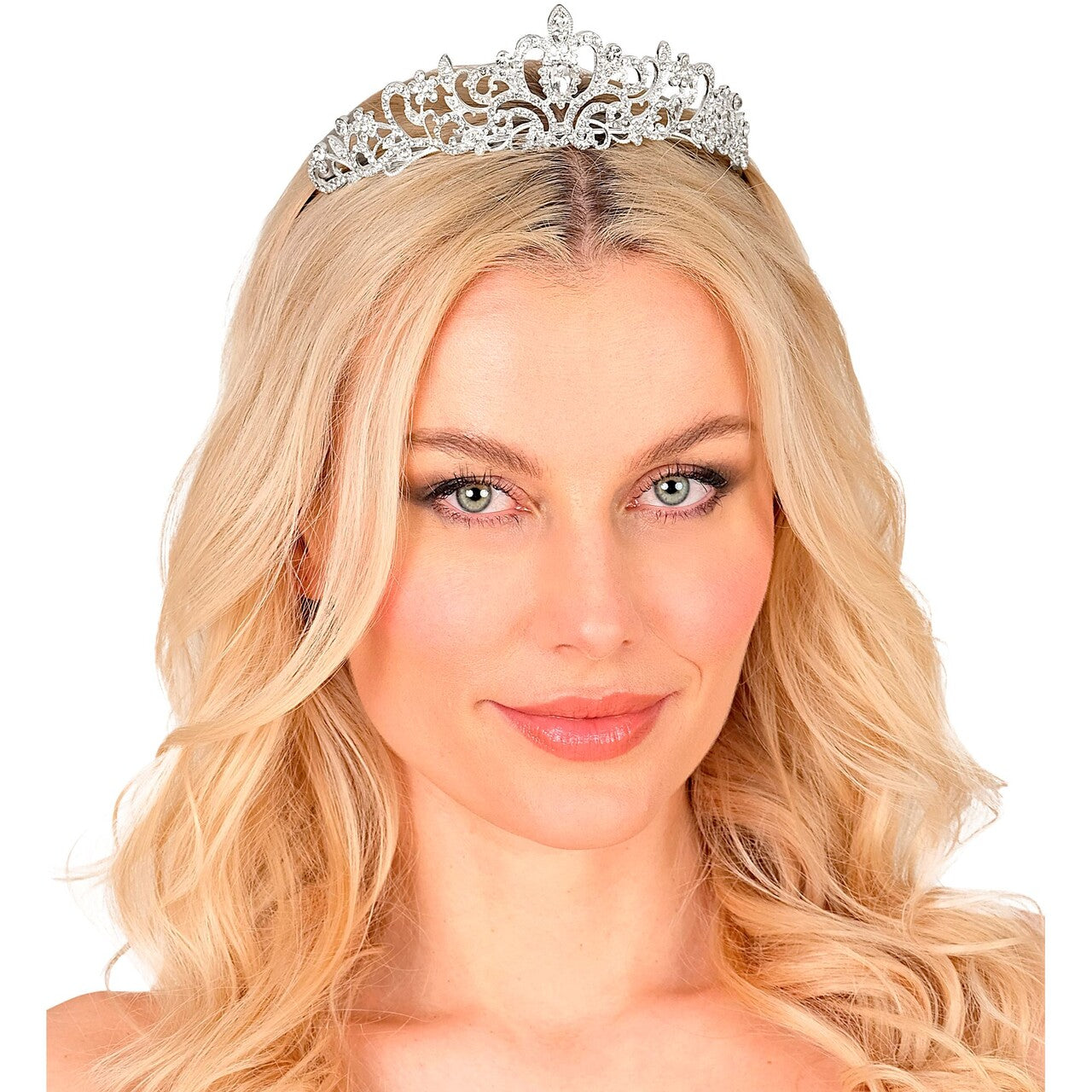 Op deze afbeelding zie je een Accessoires, van het merk Widmann. Betoverende Strass Tiara