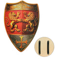 Dappere Leeuwen Ridder Schild Hout