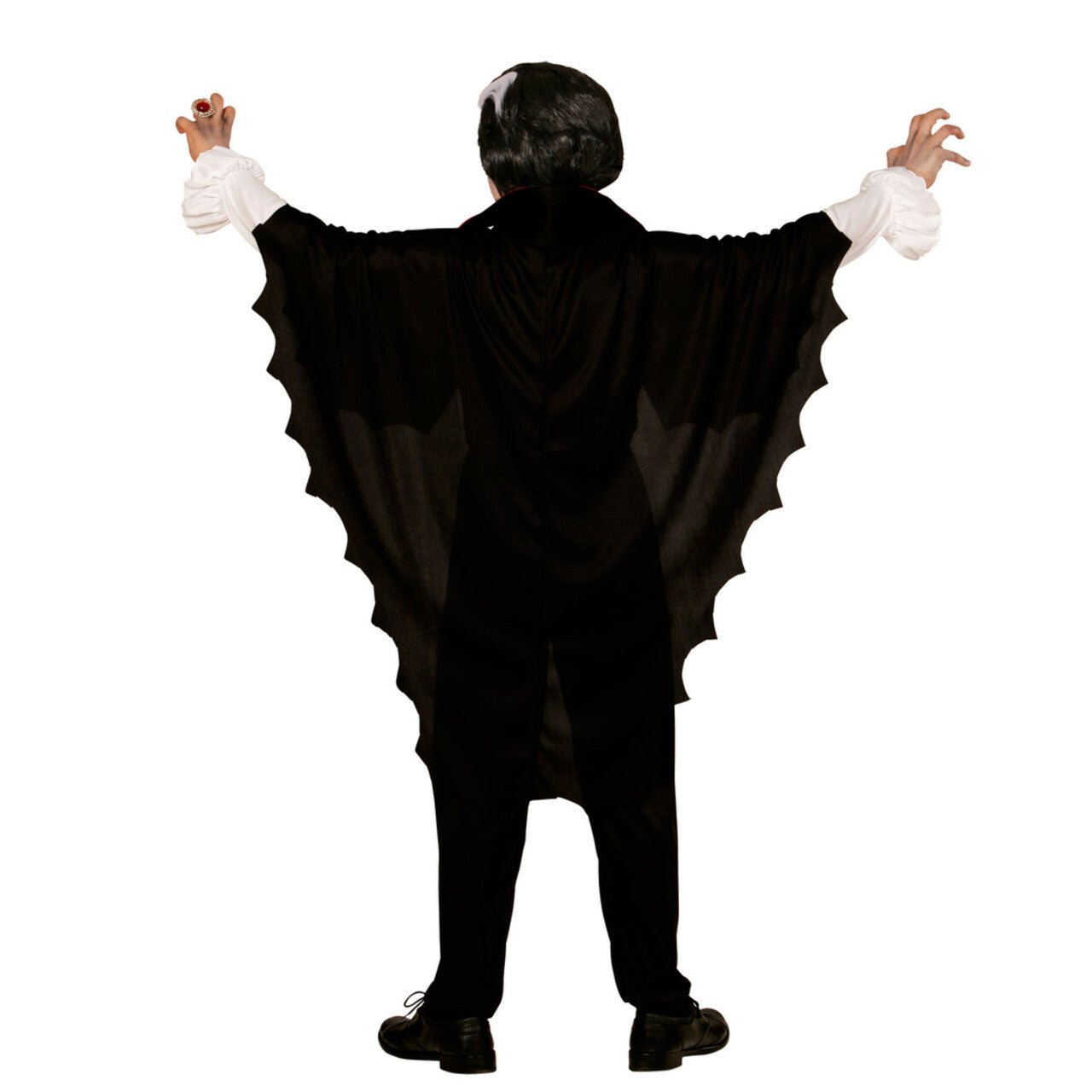 Op deze afbeelding zie je een Accessoires, van het merk Widmann. Drachulja Vampiercape Kind