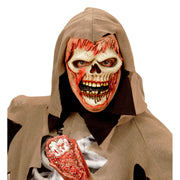 Op deze afbeelding zie je een Accessoires, van het merk Widmann. Bloedbad Zombie Magere Hein Kindermasker