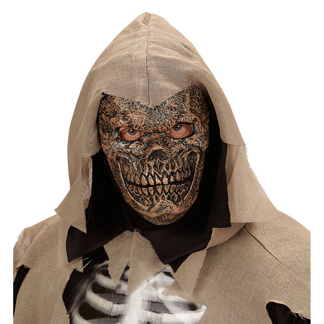 Op deze afbeelding zie je een Accessoires, van het merk Widmann. Masker Dode Krijgsheer Foam Moordenaar