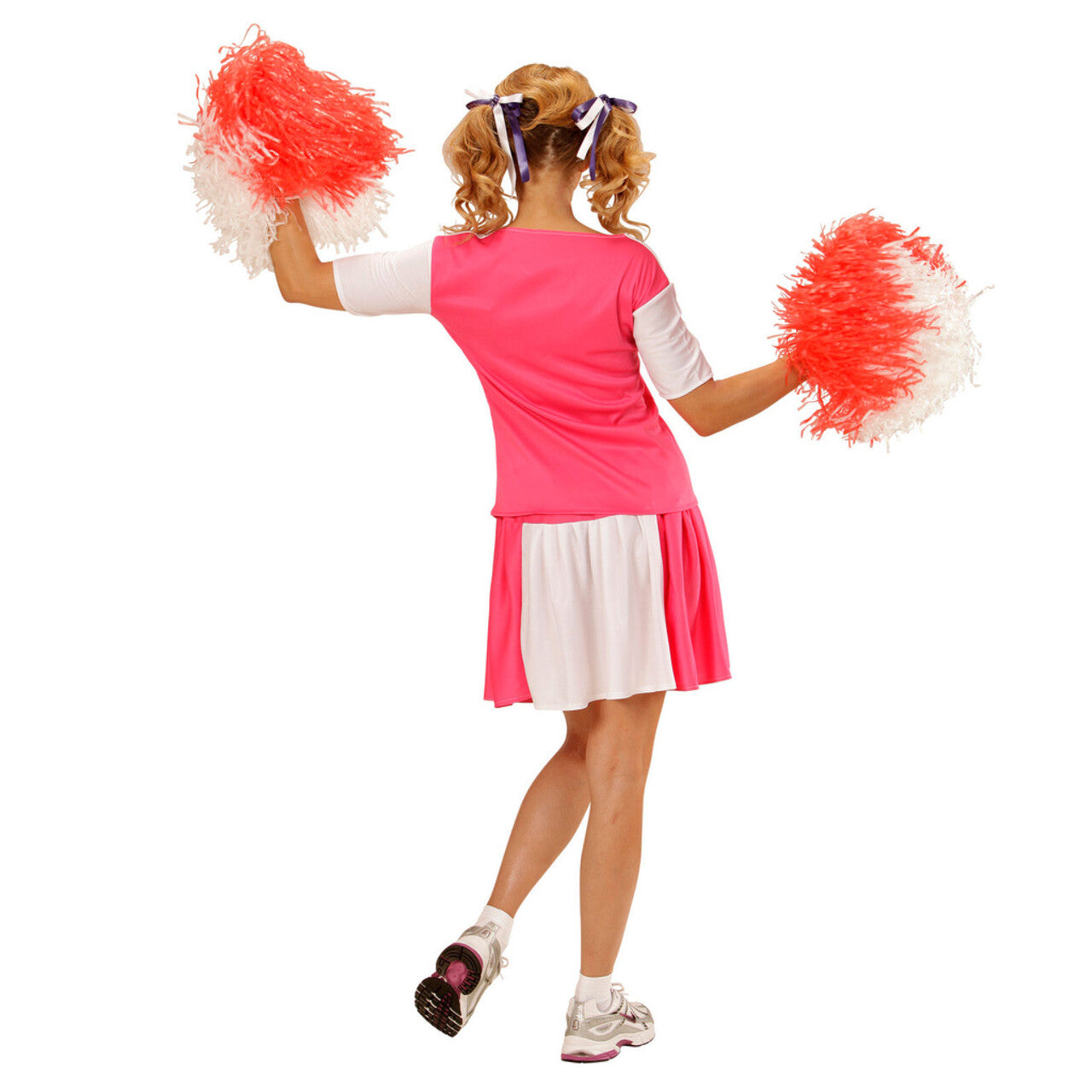 Op deze afbeelding zie je een Kostuums, van het merk Widmann. American Football Cheerleader Kostuum