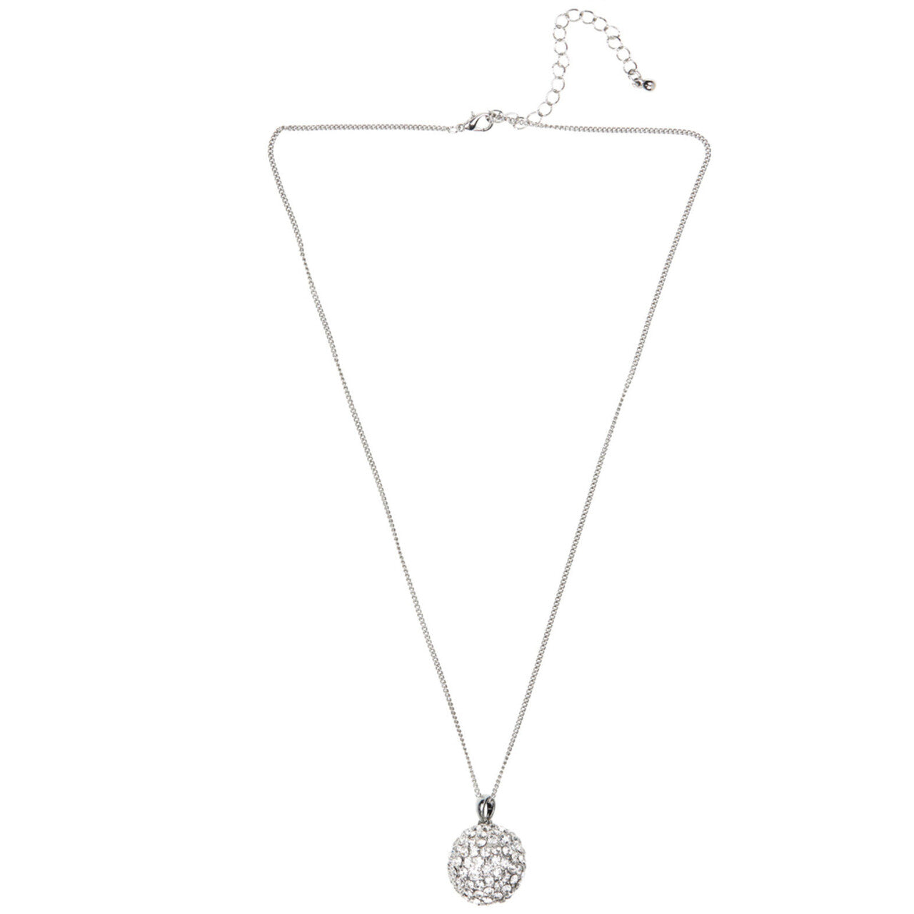 Op deze afbeelding zie je een Accessoires, van het merk Widmann. Disco Ketting Strass, Bol
