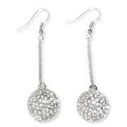 Op deze afbeelding zie je een Accessoires, van het merk Widmann. Disco Oorbellen Strass, Bol
