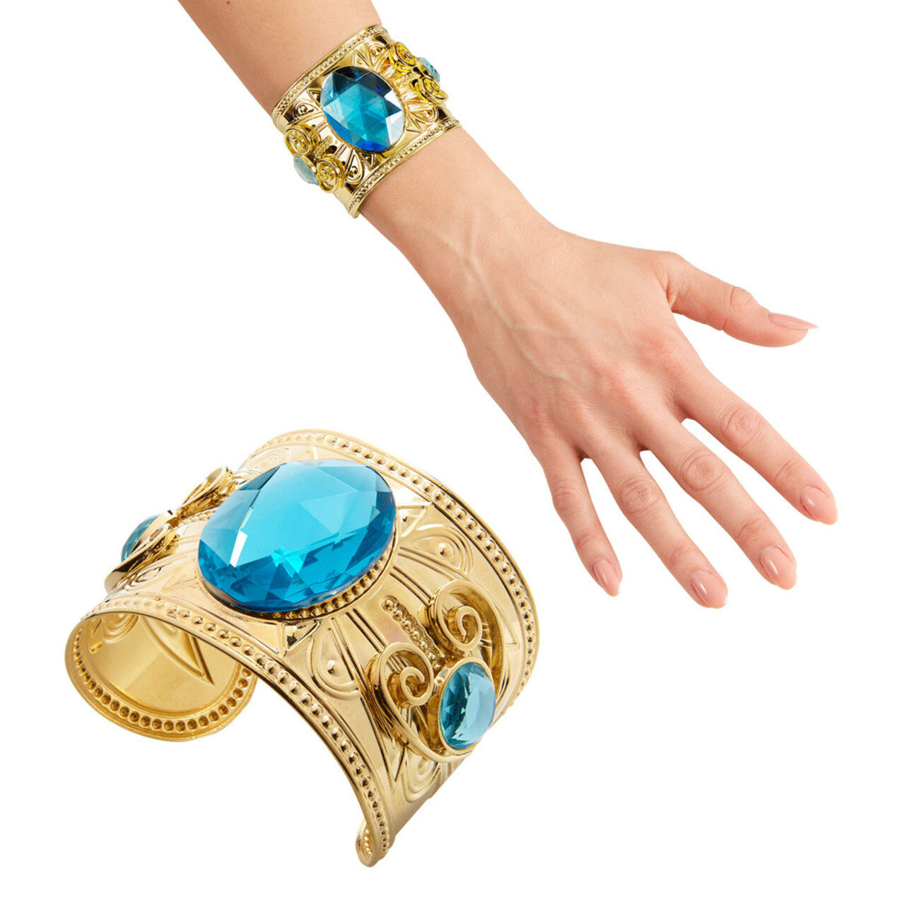 Op deze afbeelding zie je een Accessoires, van het merk Widmann. Egyptische Armband Goud Topaas Steen