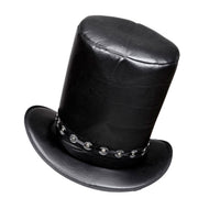 Op deze afbeelding zie je een Accessoires, van het merk Widmann. Engelse Hoge Hoed Lederlook