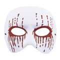 Masker Psychopaat Wit Met Bloedende Ogen Bloody Pierrot