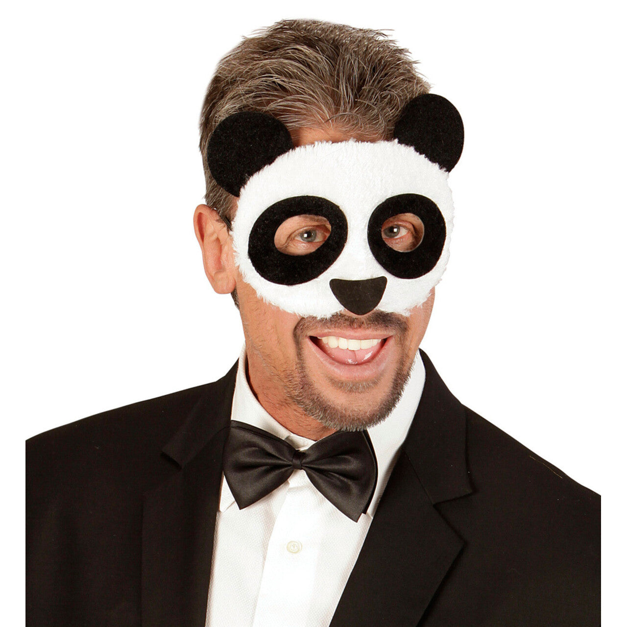 Op deze afbeelding zie je een Accessoires, van het merk Widmann. Lief Pluche Oogmasker Panda