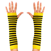 Op deze afbeelding zie je een Accessoires, van het merk Widmann. Bijpassende Vingerloze Handschoen Bij