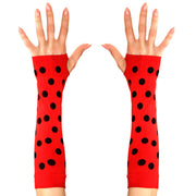 Op deze afbeelding zie je een Accessoires, van het merk Widmann. Bijpassende Vingerloze Handschoen Lieveheersbeestje