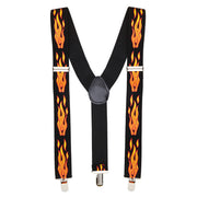Op deze afbeelding zie je een Accessoires, van het merk Widmann. Hothothot Bretels Vlammen