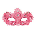 Carnaval Du Lac Oogmasker, Adelijk Roze Met Glitters En Stenen
