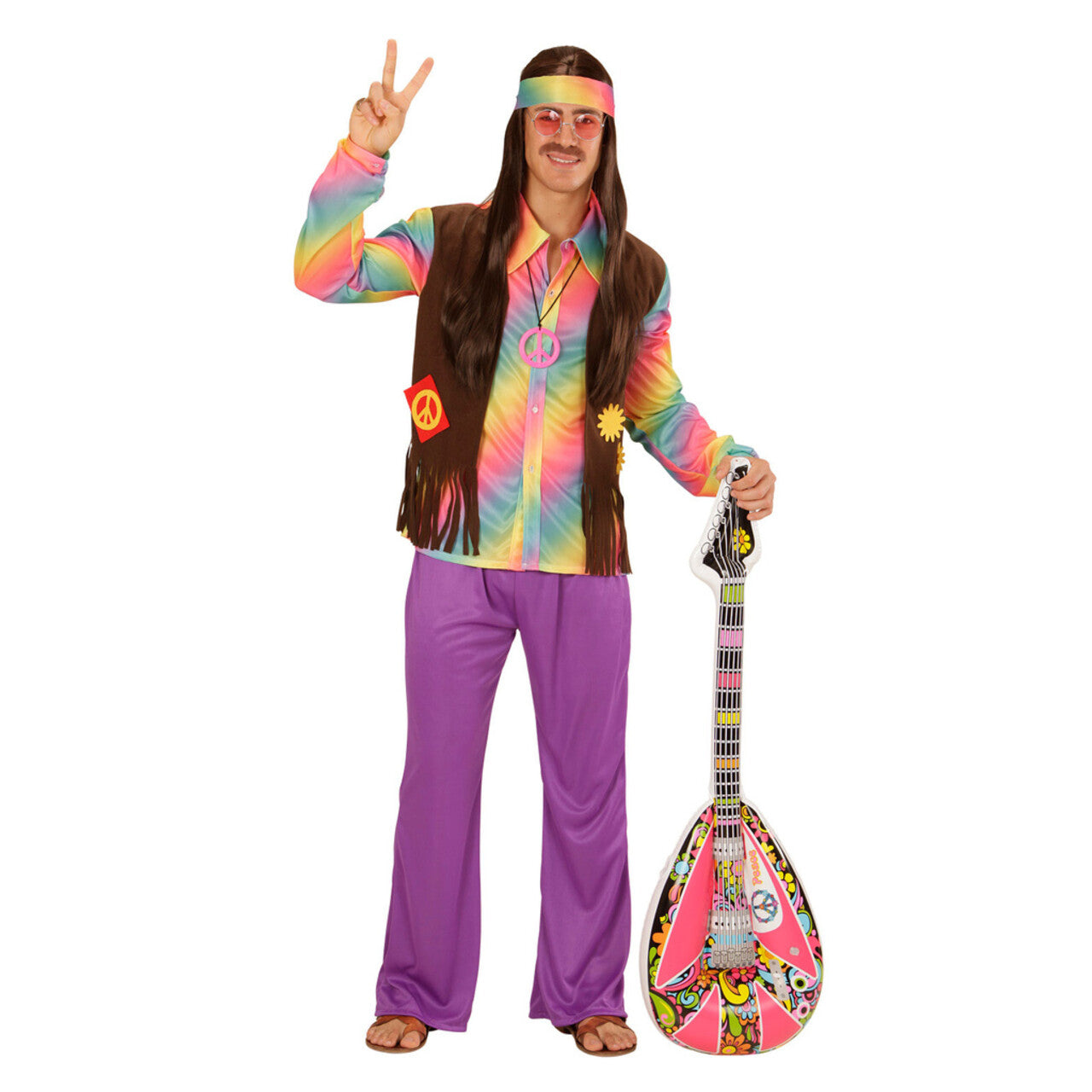 Op deze afbeelding zie je een Accessoires, van het merk Widmann. Grappige Opblaasbare Mandoline 105 Centimeter