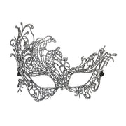 Op deze afbeelding zie je een Accessoires, van het merk Widmann. Fantasia Oogmasker Kant, Antiek Zilver Barok