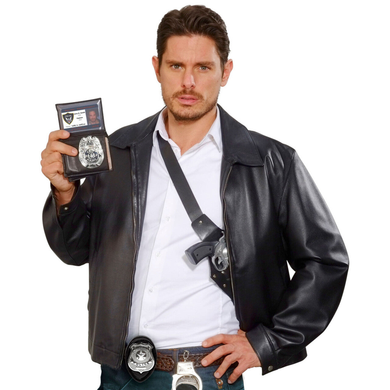 Op deze afbeelding zie je een Accessoires, van het merk Widmann. Lapd Politie Badge Met Ketting En Klem