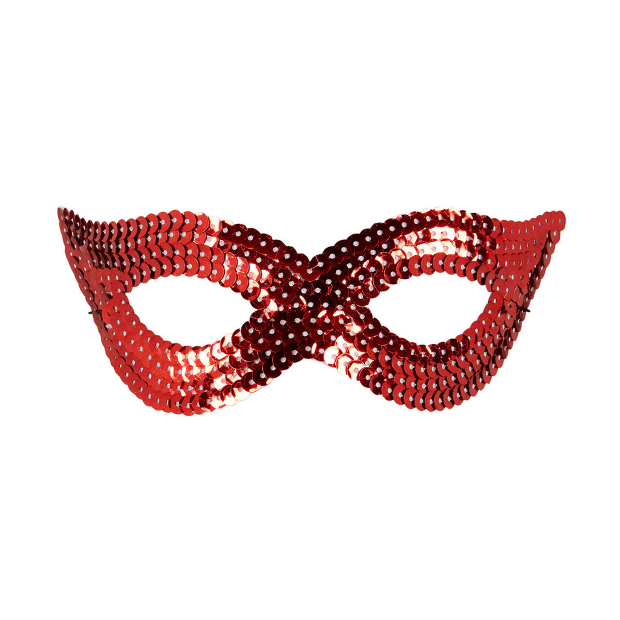 Op deze afbeelding zie je een Accessoires, van het merk Widmann. Erotica Oogmasker Pailletten, Rood