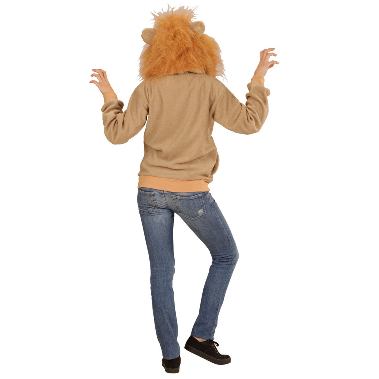 Op deze afbeelding zie je een Kostuums, van het merk Widmann. Grappige Hoodie, Leeuw Kostuum