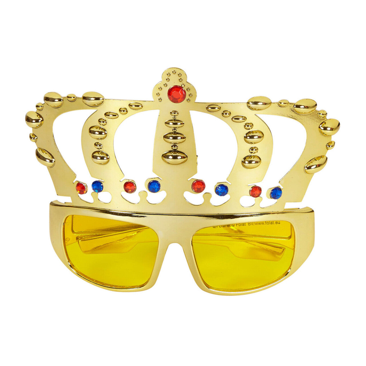 Op deze afbeelding zie je een Accessoires, van het merk Widmann. Koningsdag Bril Koning