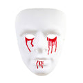 Masker, Bloedende Ogen En Mond Witte Zombie
