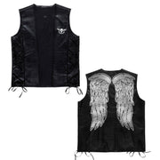 Op deze afbeelding zie je een Kostuums, van het merk Widmann. Terror Mc Lederlook Vest