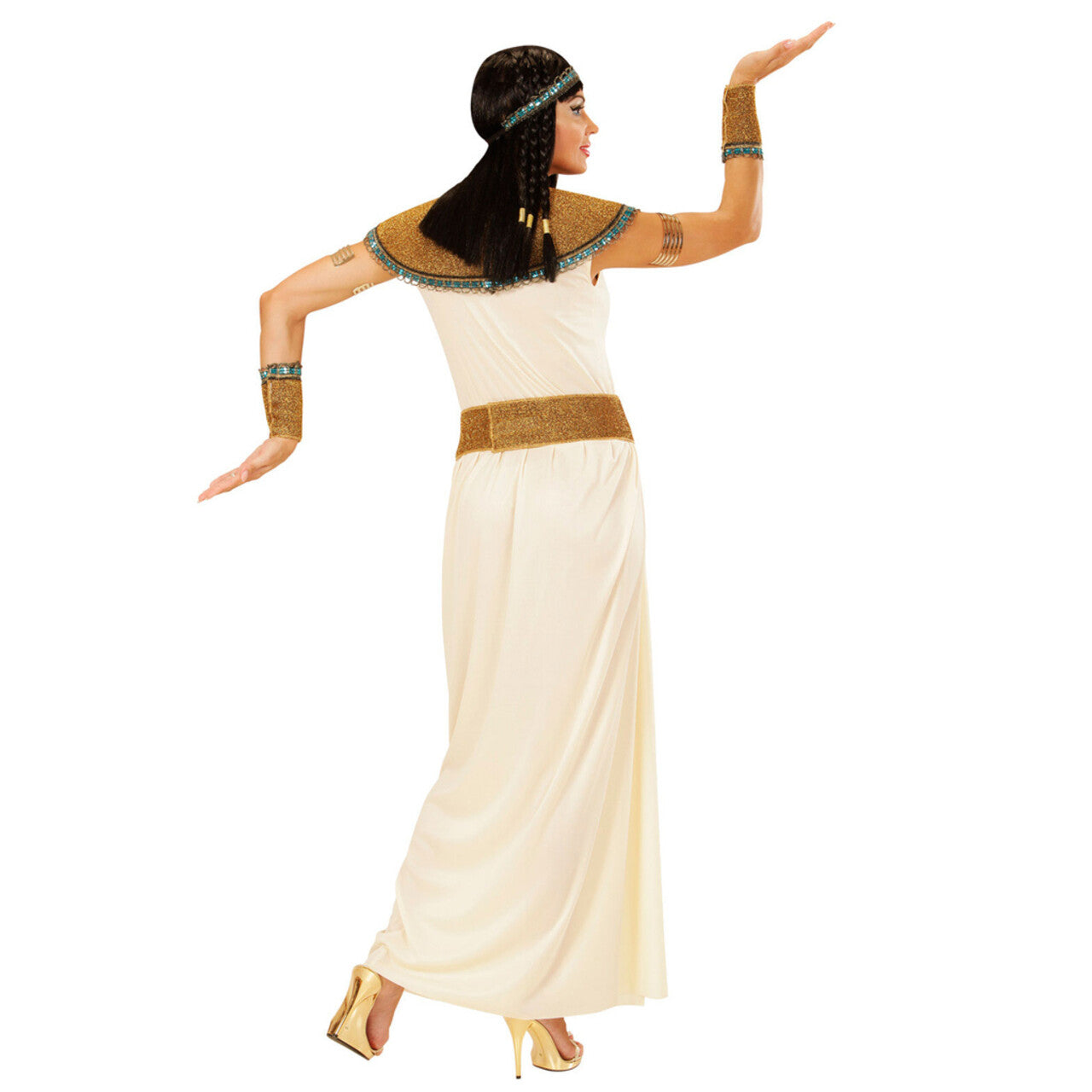 Op deze afbeelding zie je een Kostuums, van het merk Widmann. Verleidelijke Cleopatra Vrouw Kostuum