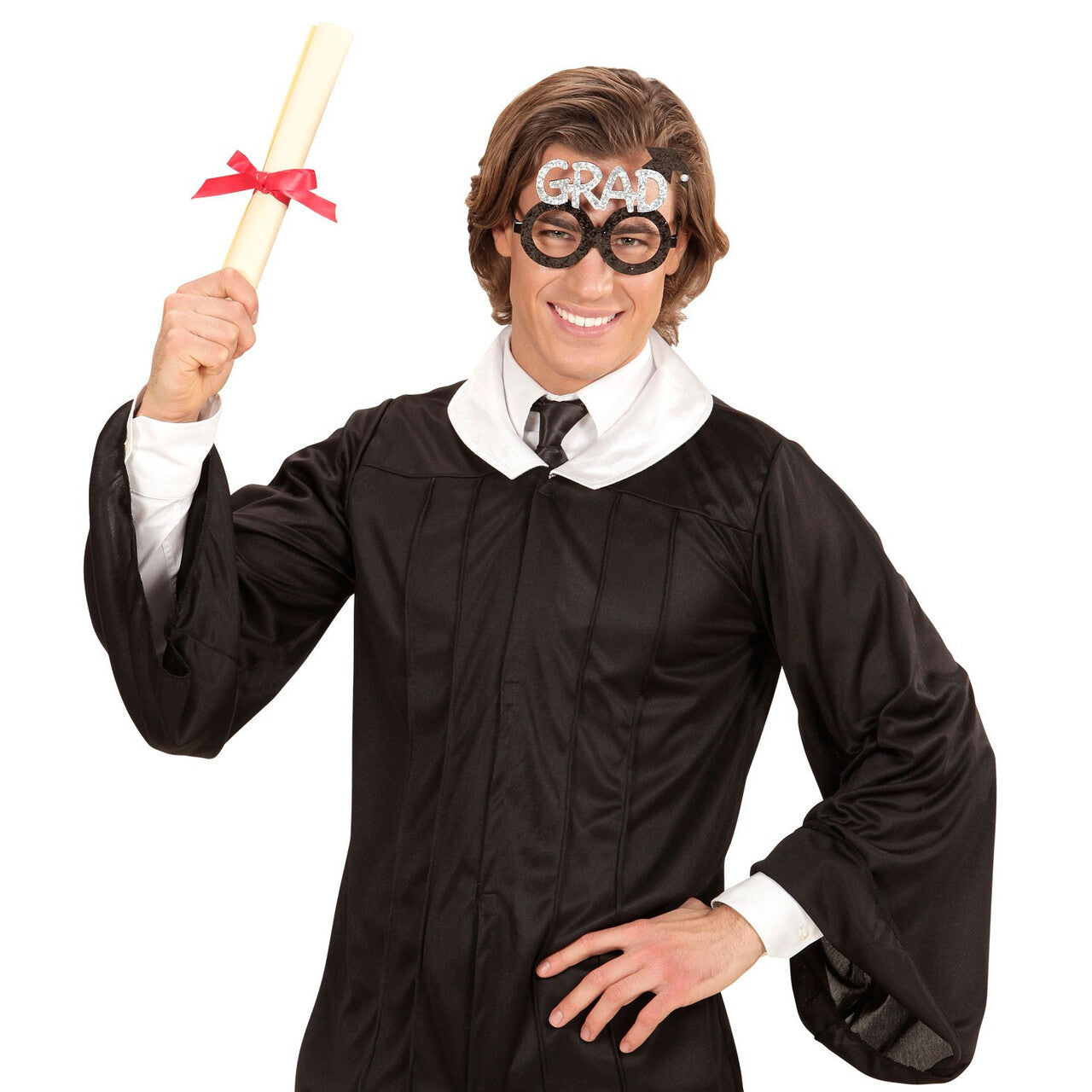 Op deze afbeelding zie je een Accessoires, van het merk Widmann. Bril, Graduate College