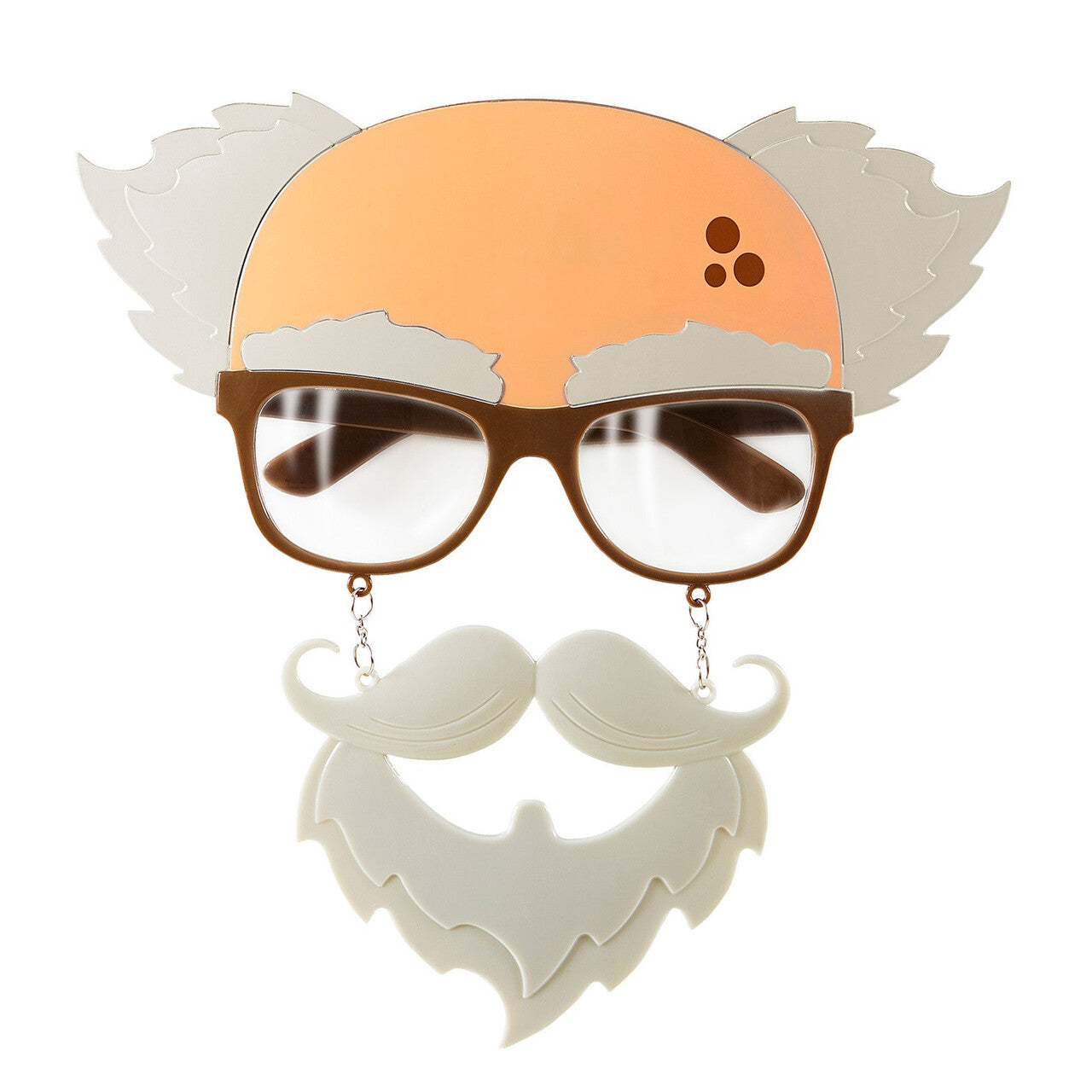Op deze afbeelding zie je een Accessoires, van het merk Widmann. Professor Bril, Oude Man