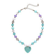 Op deze afbeelding zie je een Accessoires, van het merk Widmann. Gipsy Bedelketting Met Azuurblauw Hart